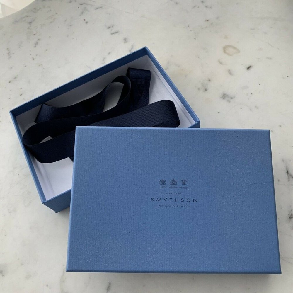 BLUE Smythson of Bond Street Box London - Picture 3 of 3